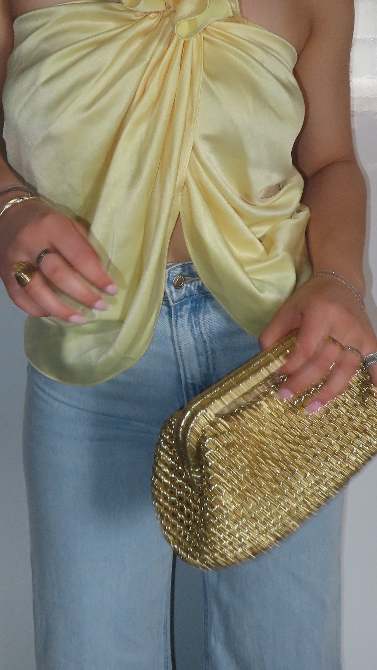 The Crochet Dumpling Bag (with handle)