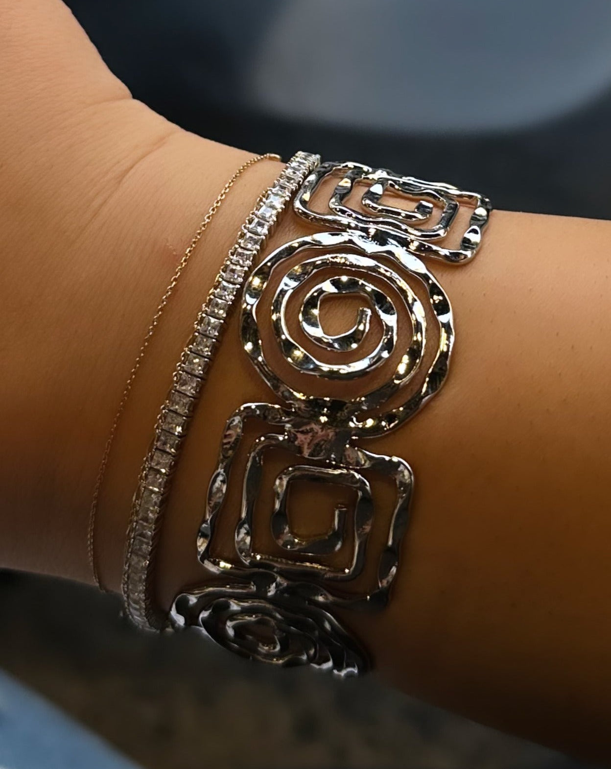 The Milos Cuff (Silver)